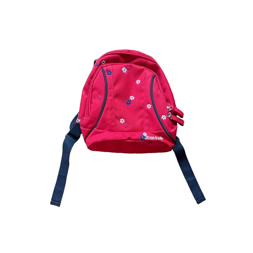 Oshkosh B’gosh Embroided Flower Mini Backpack Children Kids Girls Rare HTF